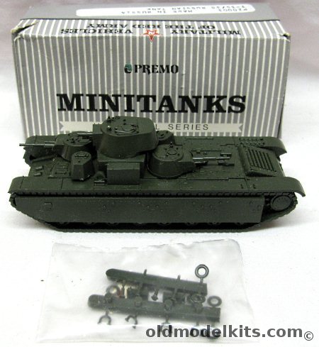 Premo HO Russian T-35 / T-38  Super Heavy Tank - HO Scale plastic model kit